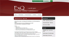 Desktop Screenshot of exq.se